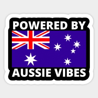 Powered by Aussie Vibes Sticker